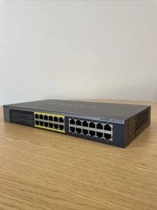 Netgear JGS524PE V1 ProSAFE Plus 24-portowy przełącznik gigabitowy z 12 portami PoE - Zdjęcie 1 z 3