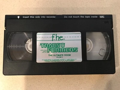 The Transformers Volume 2: “The Ultimate Doom” (VHS, 1985) Tape Only - Image 1 of 4