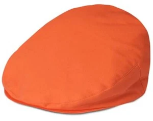  Baby Boys Vintage Drivers Cap Kids Ivy Flat Hat 3-6 Months Orange - Picture 1 of 7