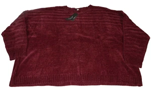 Supplies by Union Bay Angie Spiced Berry Pullover Maglione Donna 3XL Nuovo con etichette - Foto 1 di 7
