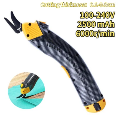 35W 100-240V Electric Rechargeable Cutter Scissors Fabric Cloth Cutting Machine - Image 1 of 4