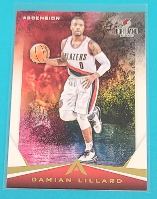 2017-18 Panini Ascension #24 Damian Lillard Portland Trail Blazers Card Q8 - Image 1 of 2