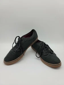 Vans Black/ Burgundy Stars Canvas Skateboard Skate Shoes Women's Size 9 TB4R - Picture 1 of 11
