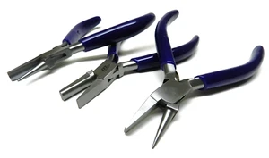 Wire Forming Pliers Jewelry Making Wire Working Bending Forming Shaping Set of 3 - Picture 1 of 10