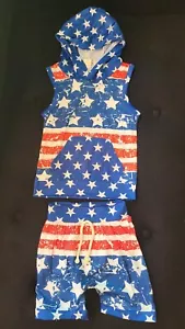 New July 4th Toddler Boy Outfit Set 3-4y - Picture 1 of 2