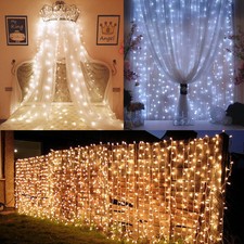Tenda Luminosa Natalizia NATALE LUCI 600x300CM 600 led PROLUNGABILE VARI GIOCHI