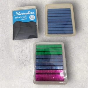 Swingline farbige Heftklammern Menge Standard 1/4 Zoll Länge Farbe hell Heftklammern rosa - Bild 1 von 8