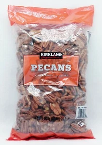 1 Kirkland Signature PECANS Halves US #1 Fancy Pecans Nuts Baking 2 LB BAG - Picture 1 of 1
