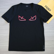 fendi eyes black t shirt