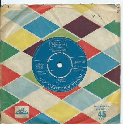 Highwaymen (The):Michael/Santiano:UK United Artists:1961 Foto 1 de 2