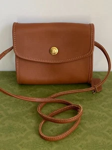 COACH VTG #9892 Chrystie Small Crossbody Leather Bag, 70-90s USA -British Tan - Picture 1 of 14