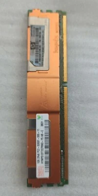 Hynix 1GB  2Rx8 PC2-5300f HP P/N398706-051 Server RAM HYMP512F72CP8N3 - Y5 AB -C - Image 1 of 4