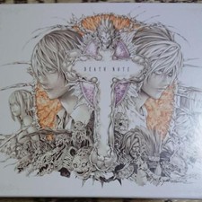 DEATH NOTE 13 TAKESHI OBATA ART FAN BOOK W / FINGER PUPPET & CARD 2006 LTD