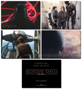 ROGUE ONE A STAR WARS STORY - 4 Card Promo Set #3 - Darth Vader Jen Erso K-250 - Picture 1 of 1