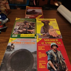 Lot of 5 Vintage SOF Soldier of Fortune Magazines, from 1980 & 1981 nice cond. - Picture 1 of 6