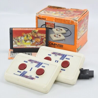 Famicom HYPER OLYMPIC With HYPER SHOT Controller Boxed RC800 Konami 2701 - Image 1 of 4