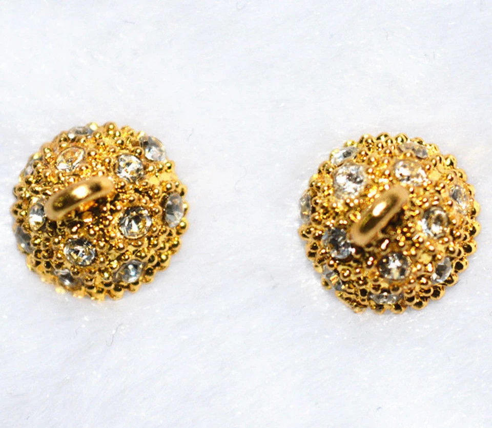 10 Piezas 12mm Aleación de Zinc Chapado Oro Cristal Cierres Magnéticos Accesorios Foto 1 de 1