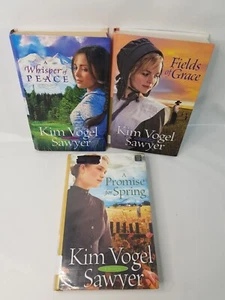 Kim Vogel Sawyer 3 Hardcover Books Prairie Novel Romance - Picture 1 of 6