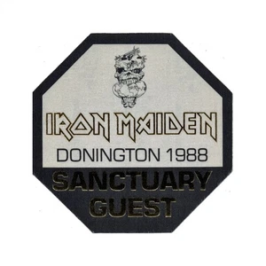 Iron Maiden 1988 Seventh Son of a Seventh Son Gira de Conciertos Invitado Backstage Pass - Imagen 1 de 1