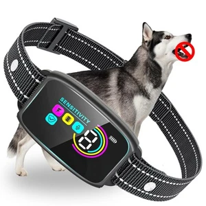 Bark Collar for Large Dog, Anti Bark Collar for Medium Dogs, Rechargeable Sma... - Picture 1 of 7