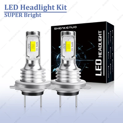 Комплект белых светодиодных ламп ближнего света для Volvo S70 1998-2000 2X H7 6000K - Изображение 1 из 4