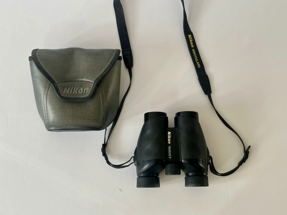 Nikon Travelite V 10x25 Binoculars with Case and Strap  - Image 1 of 4