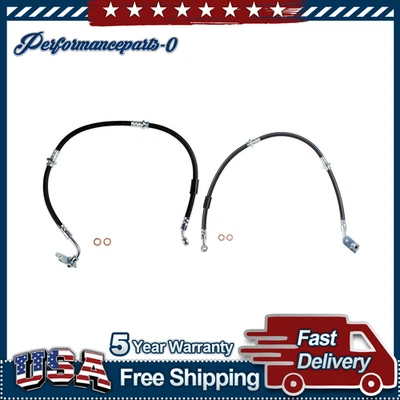 2X Manguera de línea de freno delantero Sunsong para Suzuki Grand Vitara 1999 2000 2001 2002 Foto 1 de 4