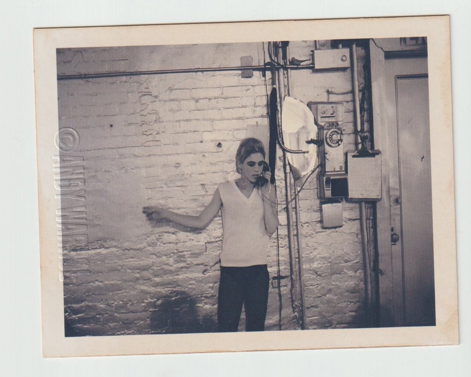 Foto de fábrica vintage © Andy Warhol mujer por teléfono arte pop de los años 60 Foto 1 de 1