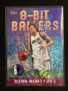 2025-26 topps basketball 8-Bit Ballers Dirk Nowitzki Shimmer Variation #8B-22 - Picture 1 of 2