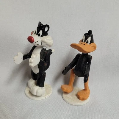 Lucas Pato y Silvestre 1" Figura Repuesto Juego Pieza Juguete Cuerda Looney Tunes Foto 1 de 3