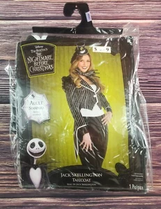 Jack Skellington Frack weiblich Deluxe Erwachsenenkostüm Erwachsene Standard bis Größe 10 - Bild 1 von 4