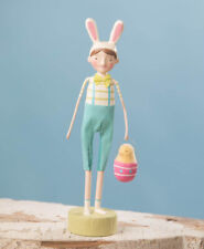 Bethany Lowe Easter Resin Figurine Bunny Dress Up Beau Michelle Lauristen