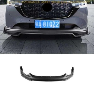 For Mazda CX-5 2022-2024 Matte Black Front Bumper Lip Spoiler Bodykit Refit 1pcs - Foto 1 di 1
