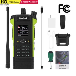 HAMGEEK APX-8000 12W VHF UHF Walkie Talkie Dual Band Radio + Programming Cable - Picture 1 of 11