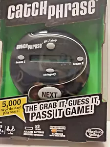 Catch Phrase The Grab it Guess it Pass it Hasbro Game 2016 Black Color Pre-owned - Picture 1 of 19