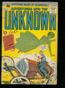 ADVENTURES INTO THE UNKNOWN #117-1960-AUTO RACE ISSUE!! VG - Picture 1 of 1