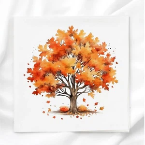 Fall Autumn Tree Fabric Panel for Quilting Crafting Sewing Autumn Quilt Block - Picture 1 of 2