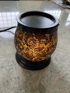 PartyLite Amaretto Swirl Scent Glow Electric Warmer Candle Melts, NO TOP CUP - Picture 1 of 7