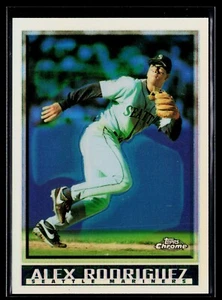 1998 Topps Chrome #504 ~ REFRACTOR ~ Alex Rodriguez - Picture 1 of 2