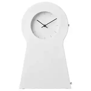 Ikea PS 1995 Large Metal storage clock White 48cm tall BRAND NEW - Picture 1 of 5
