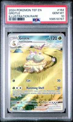 Grotle 164/162 Sv05: Temporal Forces Holo PSA 10 GEM MINT - Image 1 of 2