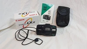 Canon snappy lx ii Boxed Vintage Film Camera with Case & Documentation - Picture 1 of 20