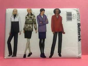 Butterick Pattern 6772 MISSES & PETITE TOP SKIRT PANTS GLOVES Sz 18-22 Jacket  - Picture 1 of 2