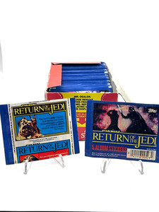 STAR WARS RETURN OF THE JEDI - 1983 TOPPS - FACTORY SEALED 1 ALBUM STICKER PACK
