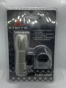 XTERRA Lámpara Ultrabrillante 5-Led con Montaje Bicicleta Aleación Ligera NUEVO - Imagen 1 de 3