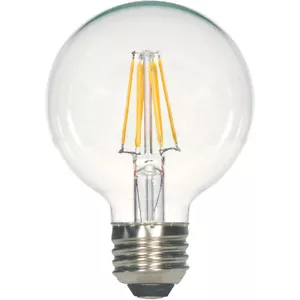 Satco (6-Pack) LED G25 Medium 5.5 W (60 W) 120V 2700K Globe Light Bulbs S29878 - Picture 1 of 1