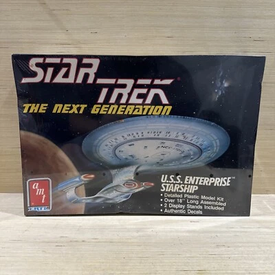 NEW & SEALED 1988 Star Trek Next Generation USS Enterprise 18” model kit 6619 - Image 1 of 4
