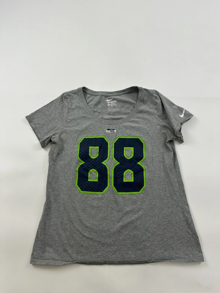 Женская футболка Seattle Seahawks размер XL серая Jimmy Graham #88 спортивный покрой Nike футболка - Изображение 1 из 4