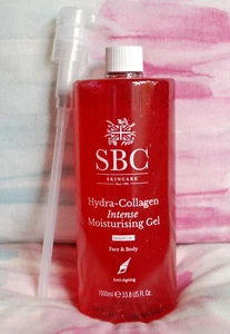 SBC Summer Offer!! HYDRA-COLLAGEN Intense MOISTURISING GEL 1000ml + PUMP BR.NEW! - Picture 1 of 3