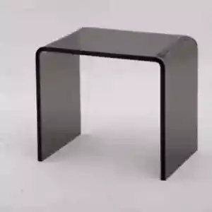 Acrylic Glass Stools Home Furniture Footstool Sofa Living Room Coffee Side Table - Picture 1 of 15